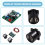 35mm VU Meter Stereo Audio Amplifier Level Indicator Backlight Adjustable with Driver Board for AMP 10