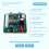35mm VU Meter Stereo Audio Amplifier Level Indicator Backlight Adjustable with Driver Board for AMP 9