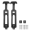 2-pack T-handgreep rubberen flexibele treksluitingen, 5,9 inch sluitingen met schroeven 2