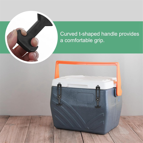 2-pack T-handgreep rubberen flexibele treksluitingen, 5,9 inch sluitingen met schroeven 2