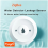 Tuya ZigBee Wassersensor Lecksucher Flutleckalarm Smart Life Control Arbeit mit Zigbee Gateway 4