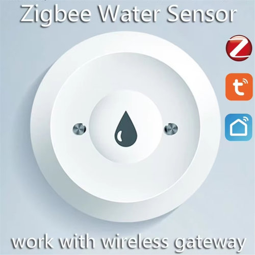 Tuya ZigBee Wassersensor Lecksucher Flutleckalarm Smart Life Control Arbeit mit Zigbee Gateway 2