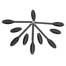 Textur-Werkzeugset für Kunstprojekte, 5-teiliges ovales Muster-Roller-Set, 10-teilige Modellstäbe zum Selbermachen