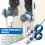 4PCS Drywall Stilts Straps, Adjustable Foot Band Nylon Leg Fixation Strap Replacement Part for 7