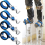 4PCS Drywall Stilts Straps, Adjustable Foot Band Nylon Leg Fixation Strap Replacement Part for 9