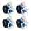 4PCS Drywall Stilts Straps, Adjustable Foot Band Nylon Leg Fixation Strap Replacement Part for 2