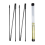 Golf Alignment Sticks Practice Rods Putter Black Trainer Tools Swing Training Tool 1
