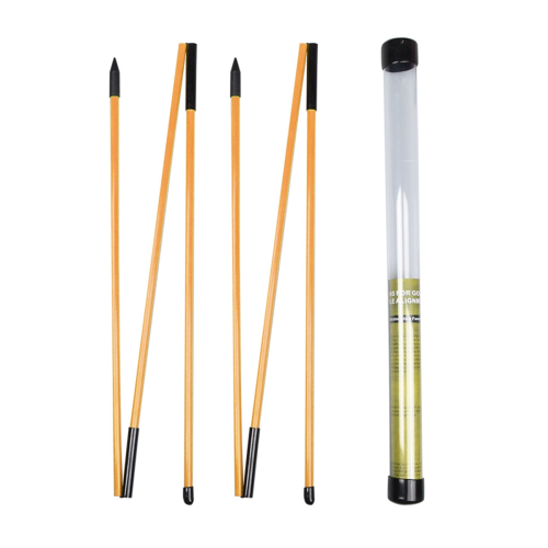 Golf Alignment Sticks Practice Rods Putter Orange Trainer Tools Swing Training Tool 1