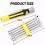 12-in-1 Screwdriver Multibit with Magnetic Bit Holder Includes Flat Head, , Hex,Square, and Y Driver 4