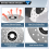 45 Degree Tile Chamfering Tool, Angle Grinder Stand Cutter Holder Attachments Adjustable 45 Beveling Bracket Device 6