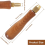 2Pcs Holz Datei Griff Hand Bohrer mit Messing Spannzange Holz für 7