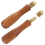 2Pcs Holz Datei Griff Hand Bohrer mit Messing Spannzange Holz für 1