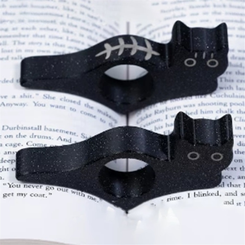 Buchöffnerhalter Katze Daumenseite Glatt Lesezeichen Leser Geschenke & Lesezubehör 2