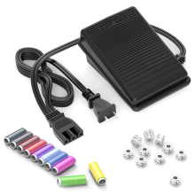 Nähmaschinenpedal und Netzkabel für Singer 359102-001 2263 4423 E99670 8280 44s 4452 2277 4411 3116 3337, US-Stecker