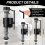 Universal Toilet Flusher Replacement Kit Flush Flapper Repair Include Fill Valve Handle 6