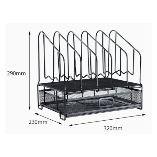 Desk Storage Rack File Drawer Organizer Student Bookshelf Home Desktop 2