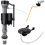 Universal Toilet Flusher Replacement Kit Flush Flapper Repair Include Fill Valve Handle 1