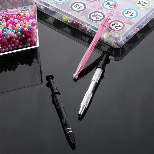 6 Stück Juwelier Pick Up Tool Piercing Ball Grabber 4-Klaue 2