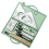 Drafting Kit Metal Rulers and Compasses Geometry Triangle Ruler Compass Protractor Set Green 2