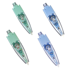 4 stuks decoratieve tape met cartoonpatroon, decoratieve pennen, doe-het-zelf schattige dieren - type pen, doe-het-zelf kantcorrectietape
