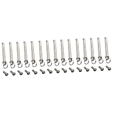 15 stuks ventilatoraccessoires, moeren, opvouwbare hand, massieve as, klinknagels, knutselen, doe-het-zelf-noppen, papier