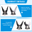 5-in-1 Multifunctional Pliers Set,Wire Stripper/Cutter/Crimper,Interchangeable Head Wire Cutting Tool 8