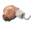 2pcs Ceiling Fan Light Switch,E87438 Lamp Switch with 11in Beaded Pull Chain,6A 125VAC, Electrical Chain 7