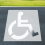 Handicap Stencil, Reusable Silicone Parking Lot Foldable Handicapped Stencils Disabled Template Mold 7