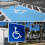 Handicap Stencil, Reusable Silicone Parking Lot Foldable Handicapped Stencils Disabled Template Mold 6