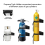 Support mural pour bouteille de propane avec vis, lot de 3 8