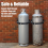 Support mural pour bouteille de propane avec vis, lot de 3 10