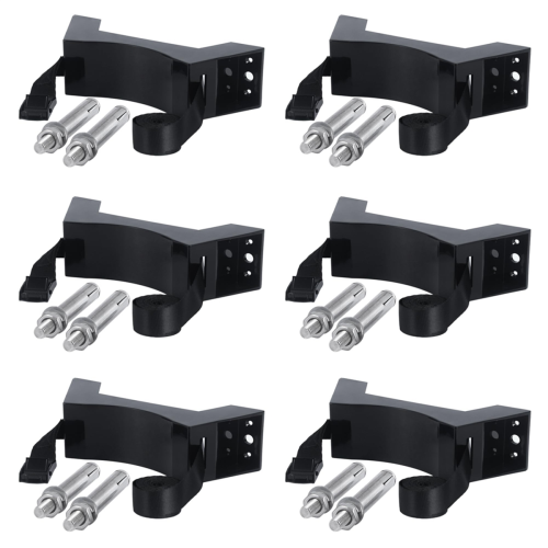Support mural pour bouteille de propane avec vis, lot de 6 1