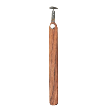 Couteau de réparation en acier tungstène à tête rotative à 180, manche en bois, sculpture en argile, moulage, outil de sculpture en céramique n1