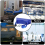 Support mural pour bouteille de propane avec vis et bande de sécurité, 6 pièces 8