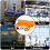 Support mural pour bouteille de propane, azote, avec vis et bande de sécurité, lot de 6 7