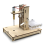 Mini Desktop Drill Students Science and Technology Small Production Invention DIY Wooden Board Drilling Model Tools 5