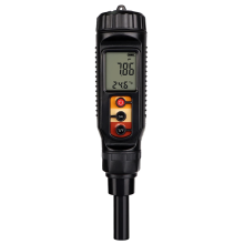 Digitale pH-meter voor voedsel 0,00-14,00 Hoge nauwkeurigheid Platte sonde ATC-tester voor fruit, vlees, groenten, deeg, melk