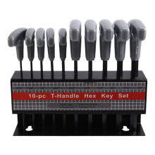 10 stuks imperiale inbussleutelset, 3/32-3/8 inch sleutelset met opbergrek, voor autoreparatie