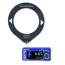 Verbesserte 0,5-108 MHz-Version des Mini SI4732 Vollbandradios, Empfänger, Taschenradio, unterstützt FM AM und SSB-Modus Blau