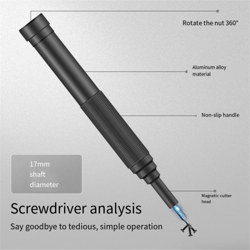 70 in 1 Precision Screwdriver Set with 42 Magnetic Bits 5 Torque Settings Multi-Function Repair Tool Kit 2