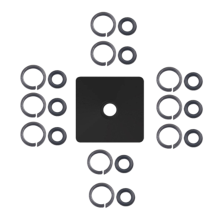 3/8 Zoll Vierkant-Steckschlüssel-Haltering-Clip mit O-Ring-Amboss-Installationswerkzeug für elektrische pneumatische Schraubenschlüssel