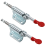 2Pcs GH-36070 Toggle Latch Push/Pull Quick Release Clamp Hand Fixation Tool Workpiece Holder Fixture 2