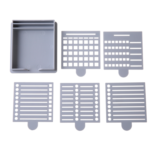 Sticky Note Stencil Template- Holder for Precision Planning Organization,Note Organizer Office School D