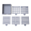 Sticky Note Stencil Template- Holder for Precision Planning Organization,Note Organizer Office School D 2