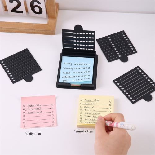 Sticky Note Stencil Template- Holder for Precision Planning Organization,Note Organizer Office School C 2