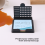Modello di stencil per note adesive, dispenser per note adesive, organizer riutilizzabile, dispenser per blocchi adesivi con blu 7