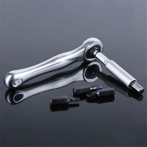 Mini Hardware Two-Way Ratchet Wrench Special-Shaped Screwdriver Set Portable Tool -Screwdriver 2