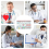 EKG Pocket Guide Ecg Interpretation Card Horizontal & Vertical Layout Compact Reference for Hospital Use 5