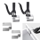 2Pcs Drawer Front Installation Clamps, Quick-Release Cabinet Panel U Clamp Woodworking Tool 7