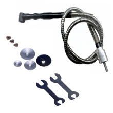 1set 90 Grad Handstück + Edelstahl Welle für Bohrfutter Grinder 6mm Anging Flexible Mühle Mesin